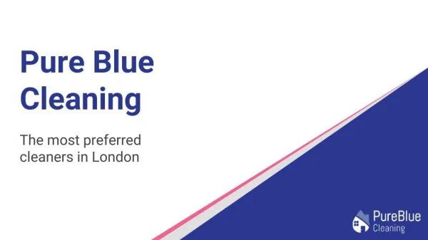 Pure Blue Cleaning - London's Most Preferred Cleaners
