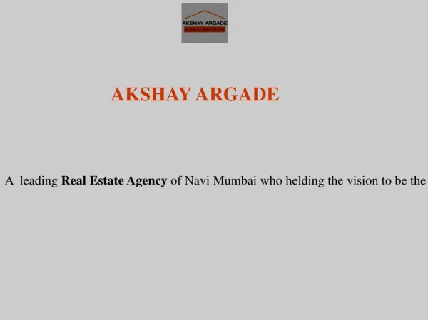 Akshay Argade Property