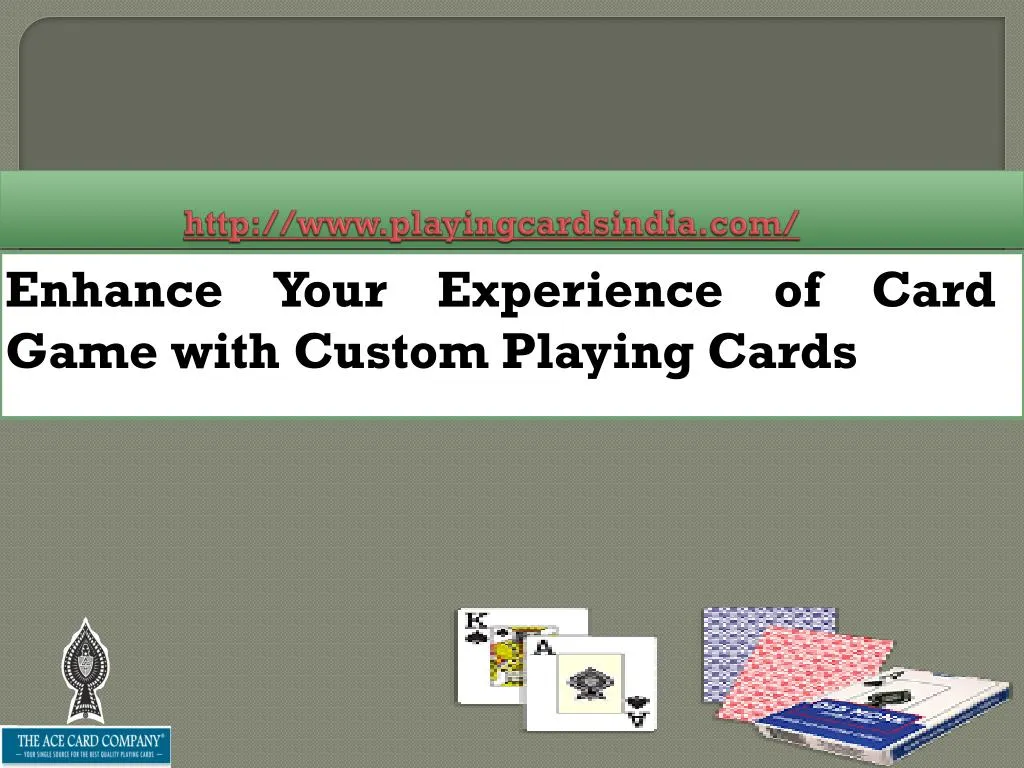 http www playingcardsindia com