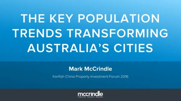 Australia defined: China property investment forum 2016
