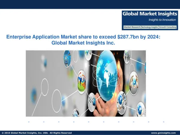 Enterprise Application Market share in ERP Industry to grow at 7.7% CAGR from 2016 to 2024