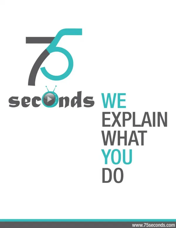 Top 5 explainer video company - 75seconds - www.75seconds.com
