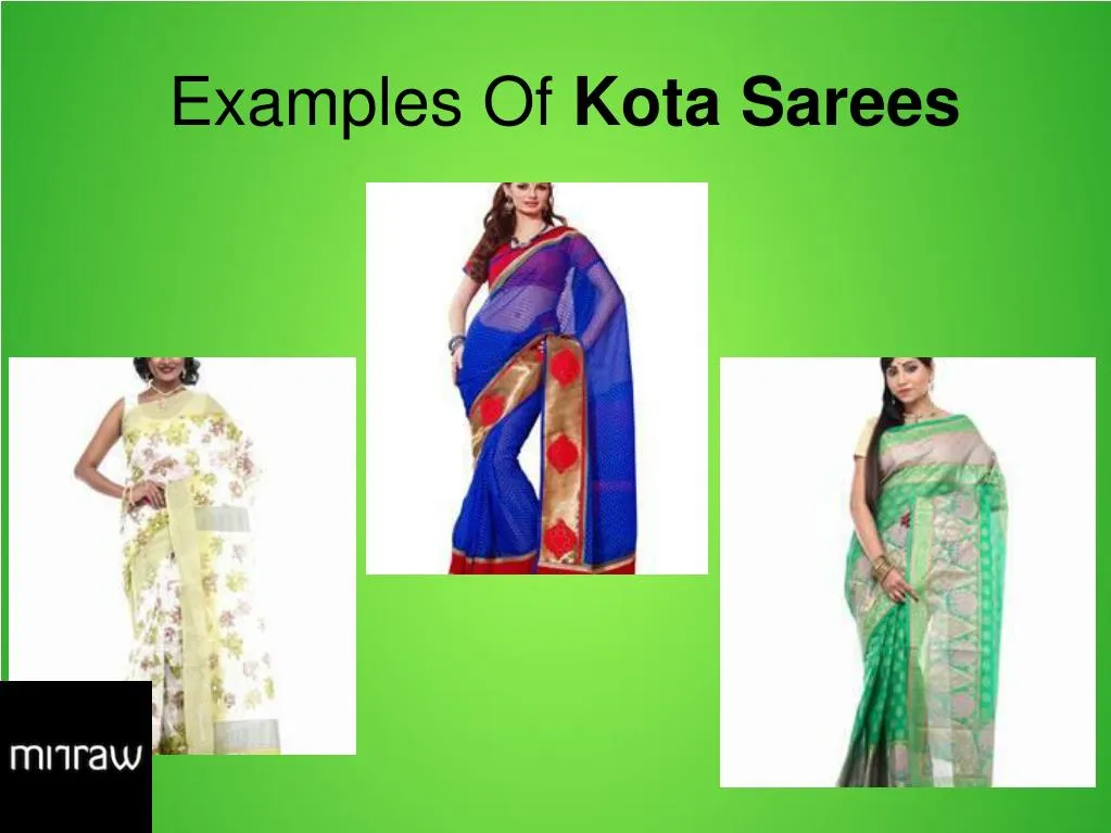 examples of kota sarees