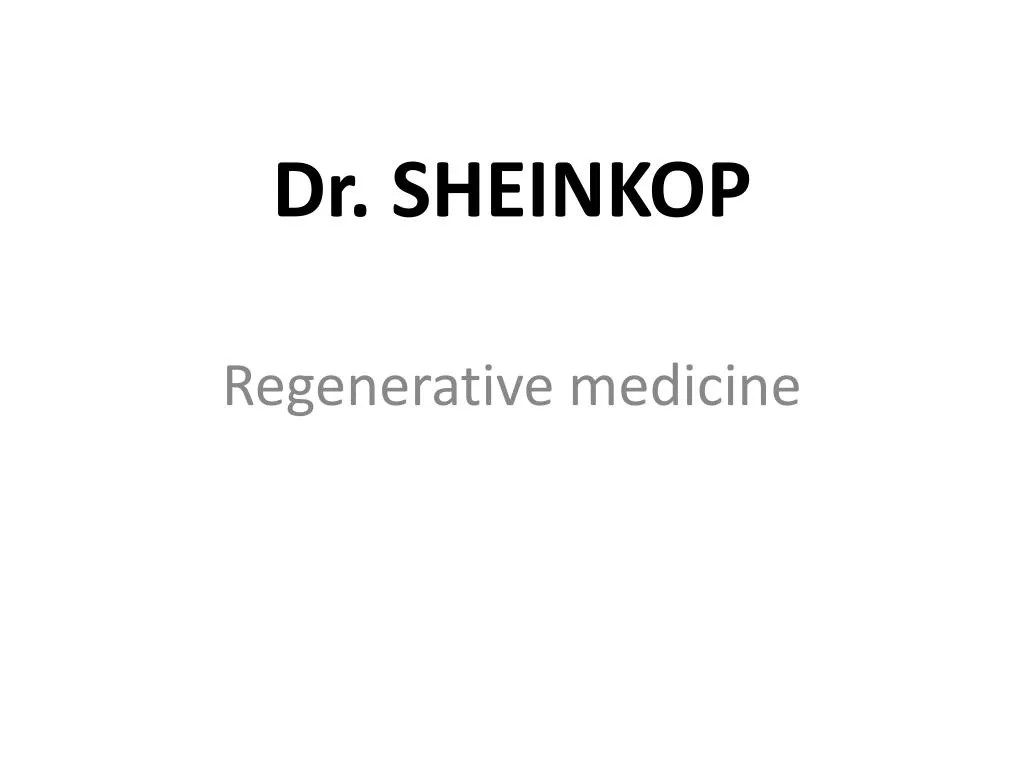 dr sheinkop