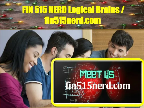 FIN515NERD Logical Brains / fin515nerd.com