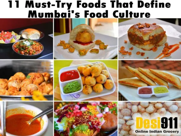 11 Must-Try Foods That Define Mumbai's Food Culture