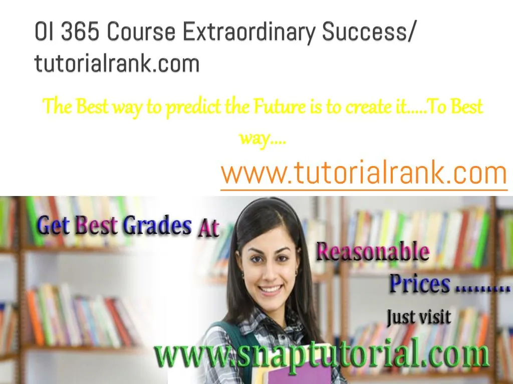 oi 365 course extraordinary success tutorialrank com