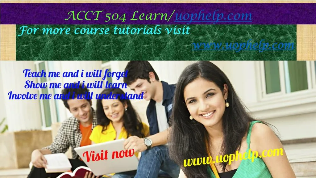 acct 504 learn uophelp com