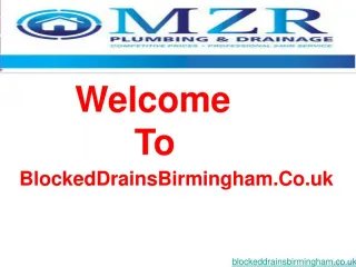 blocked drain birmingham - slide 1
