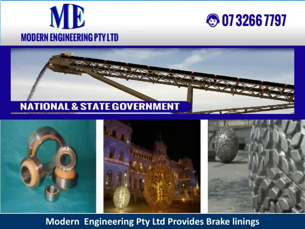 Modern Engineering Pty Ltd Provides Brake linings