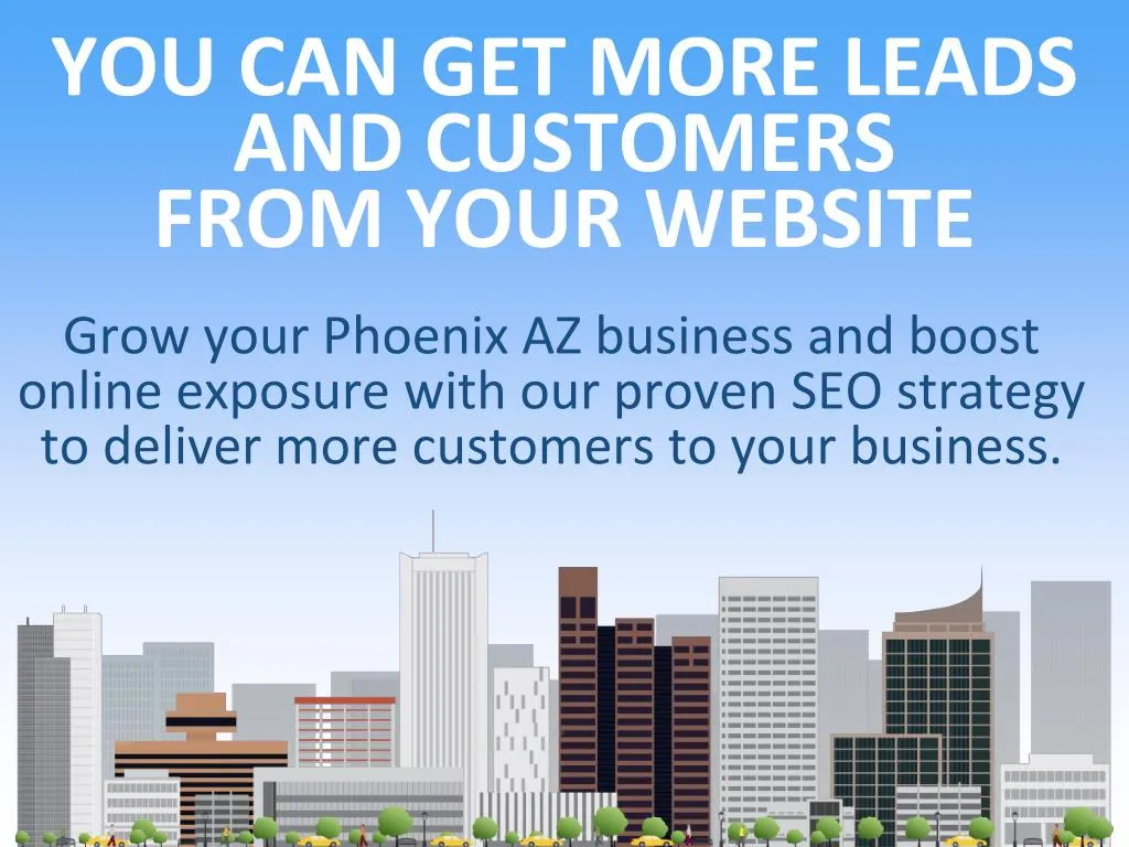 you can get more leads and customers from your website