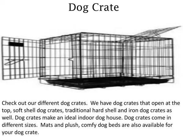 Dog Crate - discountpetme.com