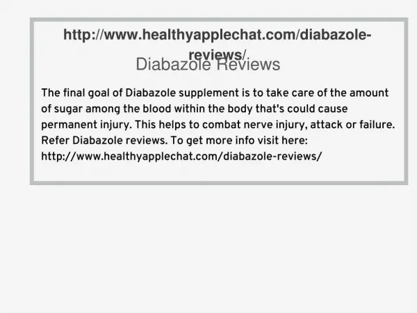 http://www.healthyapplechat.com/diabazole-reviews/