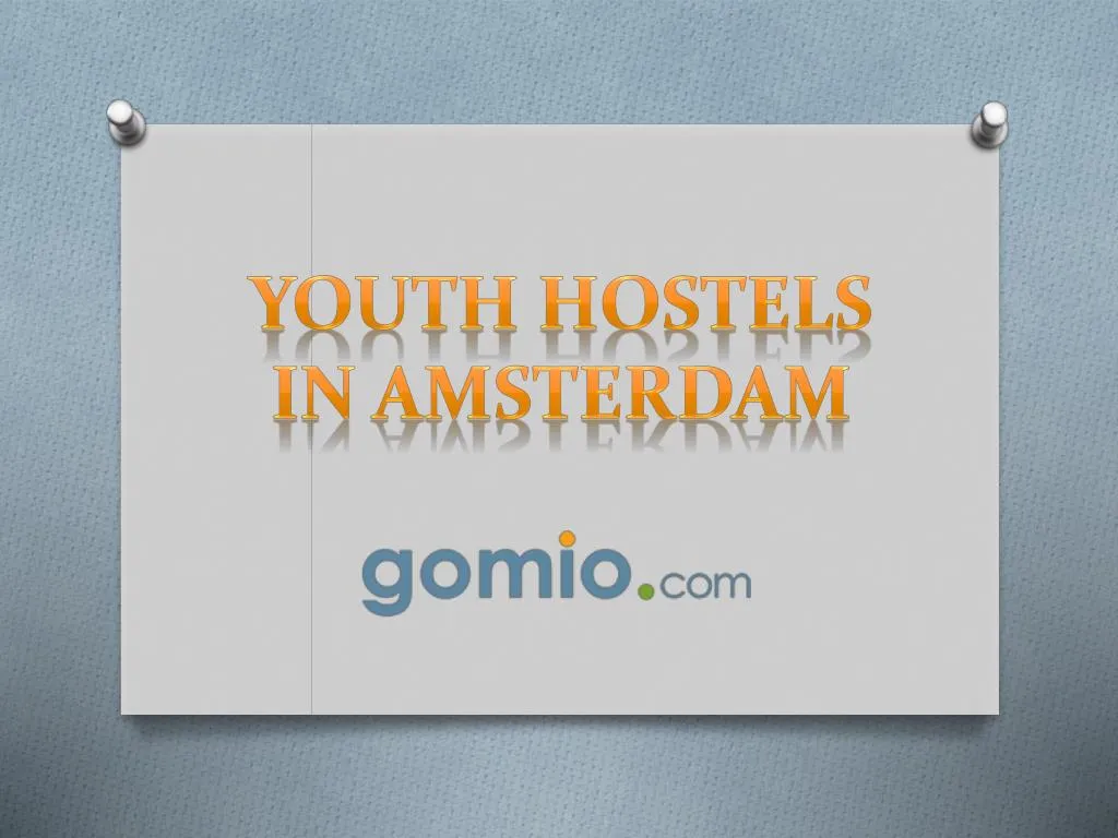 youth hostels in amsterdam