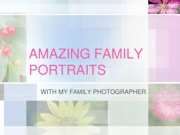 Amazing Family Portraits with My Family Photographer