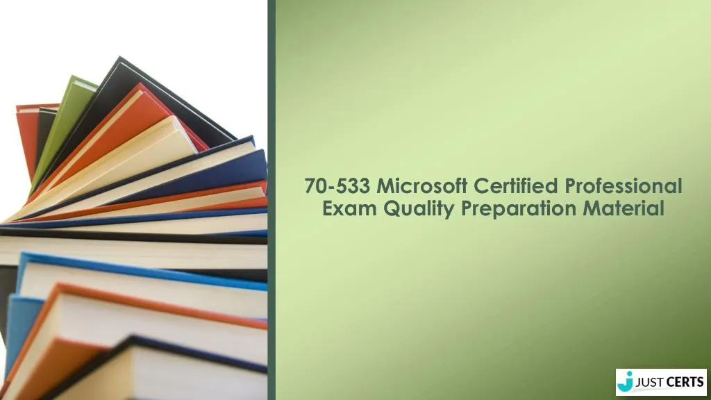 70 533 microsoft certified professional exam quality preparation material