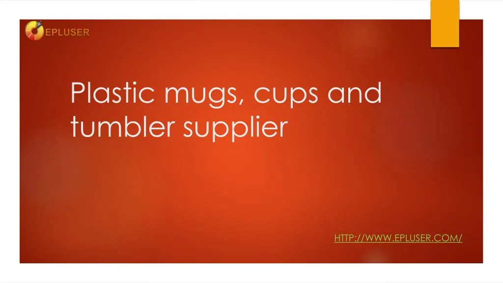 plastic mugs cups and tumbler supplier