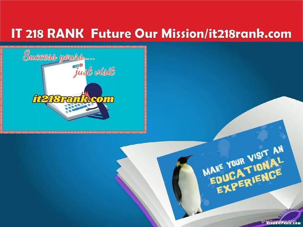 it 218 rank future our mission it218rank com