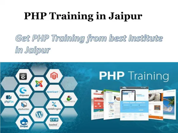 PHP Training in Jaipur - Traininginstituteinjaipur.net