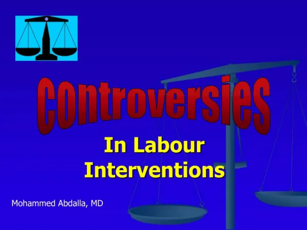 In Labour Interventions