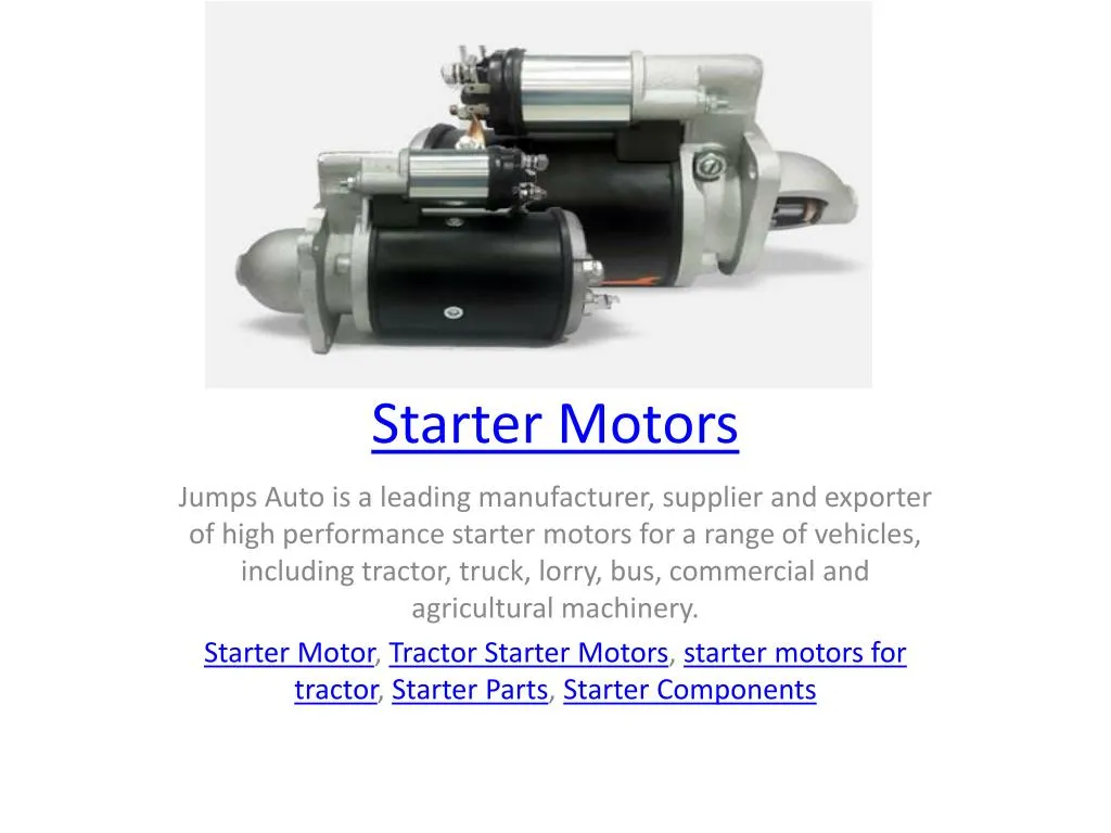 starter motors