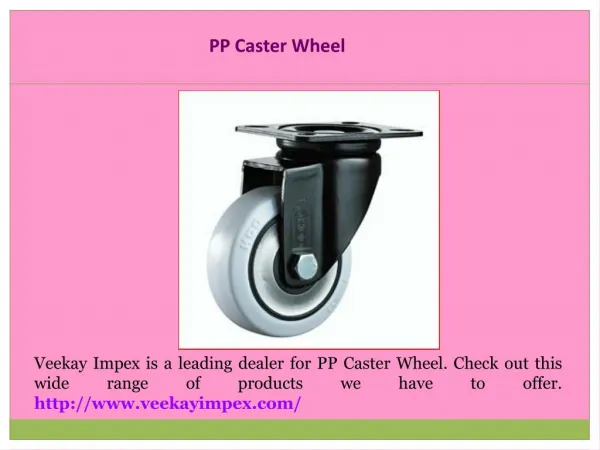 Caster Wheel Suppliers