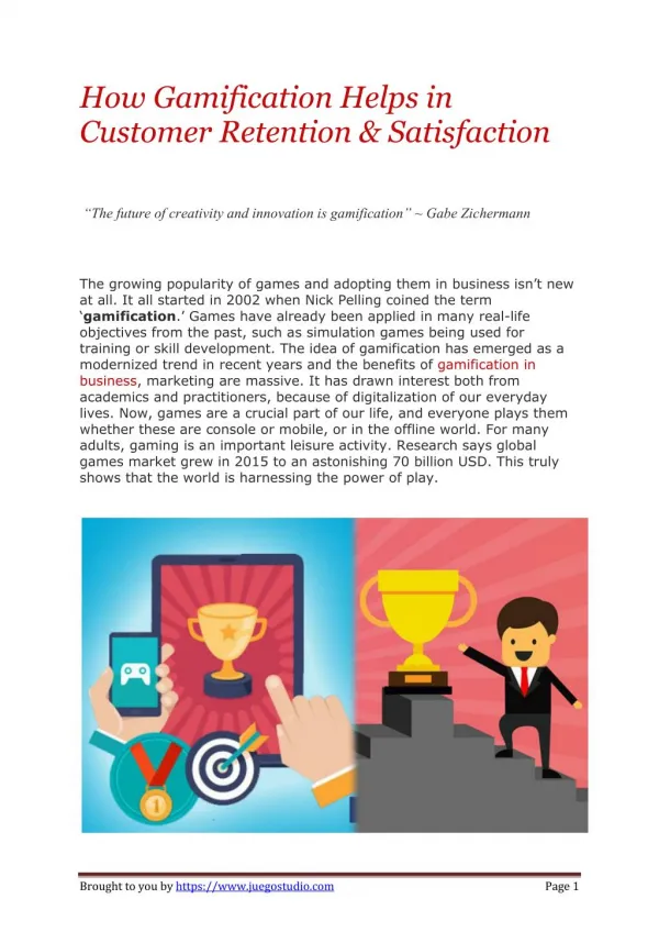 How Gamification Helps in Customer Retention & Satisfaction