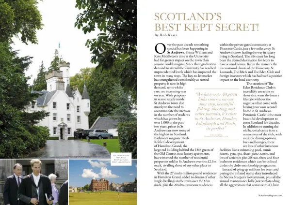 The Eden Residence Club - Scotland's Best Kept Secret!