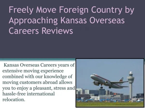 Kansas Overseas Careers Reviews based in Hyderabad
