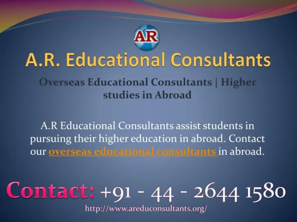 Overseas Educational Consultants | Higher studies in Abroad