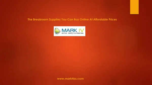 Buy Office Breakroom Supplies From Mark4OS At Affordable Prices