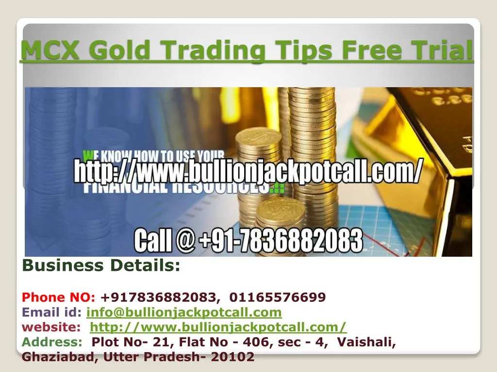mcx gold trading tips free trial