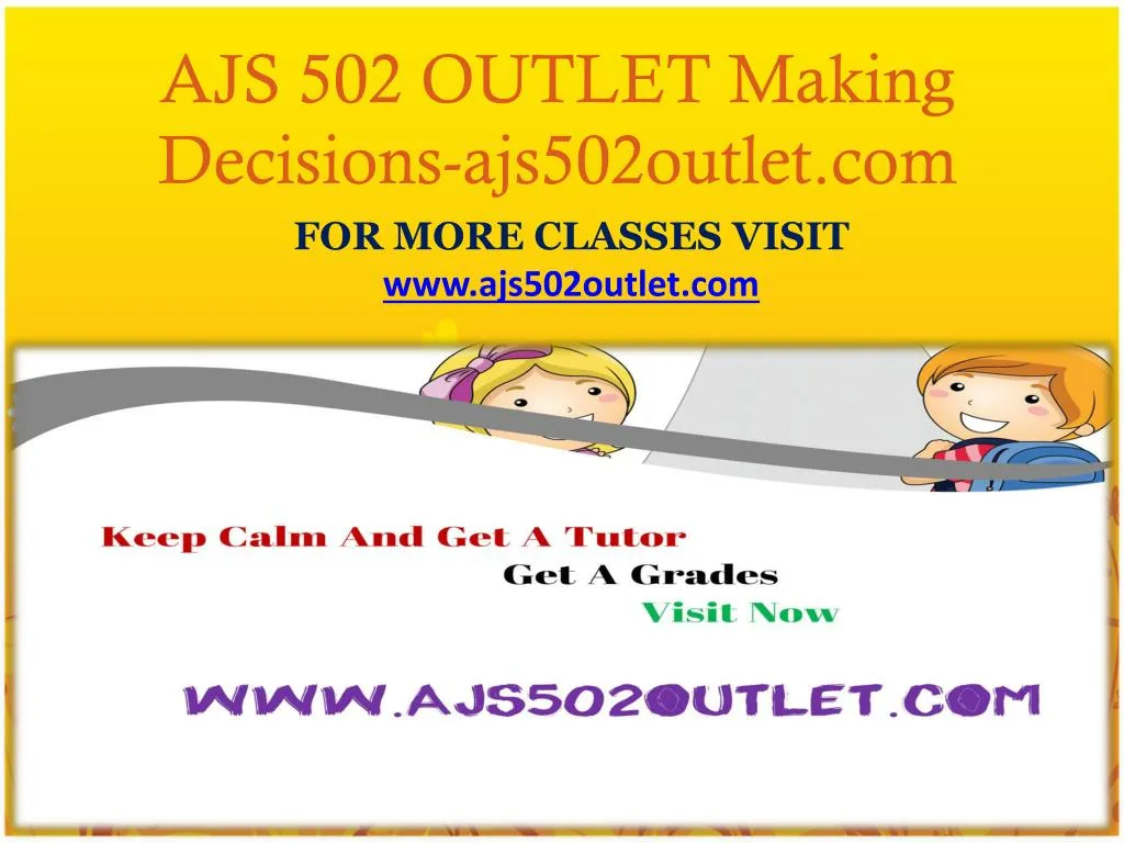 ajs 502 outlet making decisions ajs502outlet com