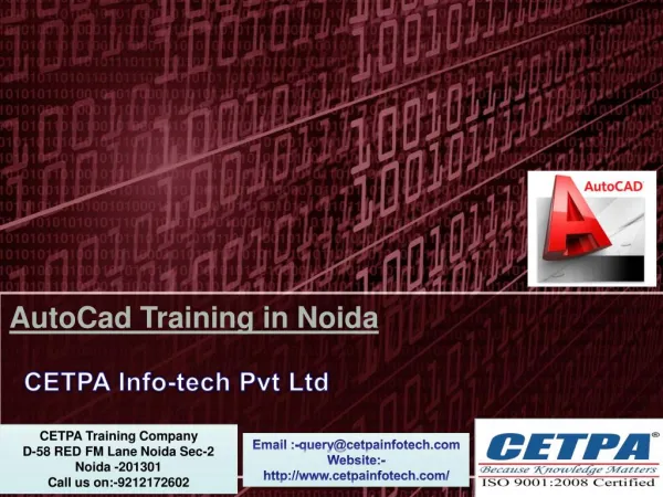 Autocad Training in Noida