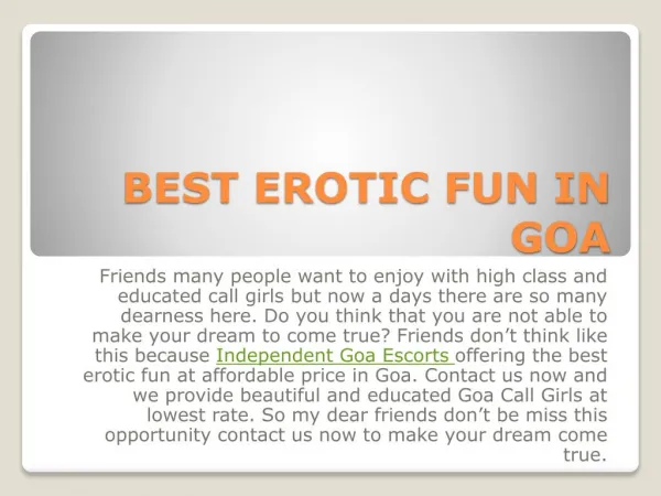 Best Romantic fun in Goa