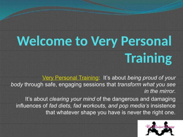 Very Personal Training