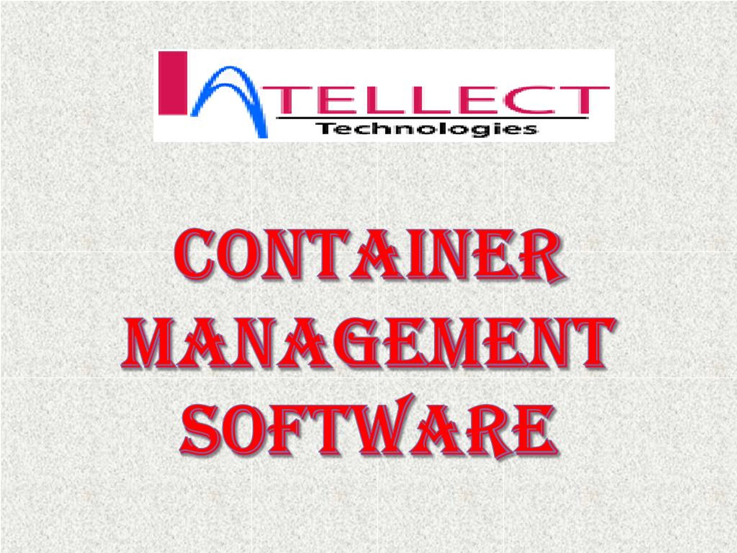 PPT - Container Management Software PowerPoint Presentation, free ...