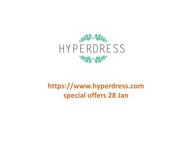 www.hyperdress.com special offers 28 Jan