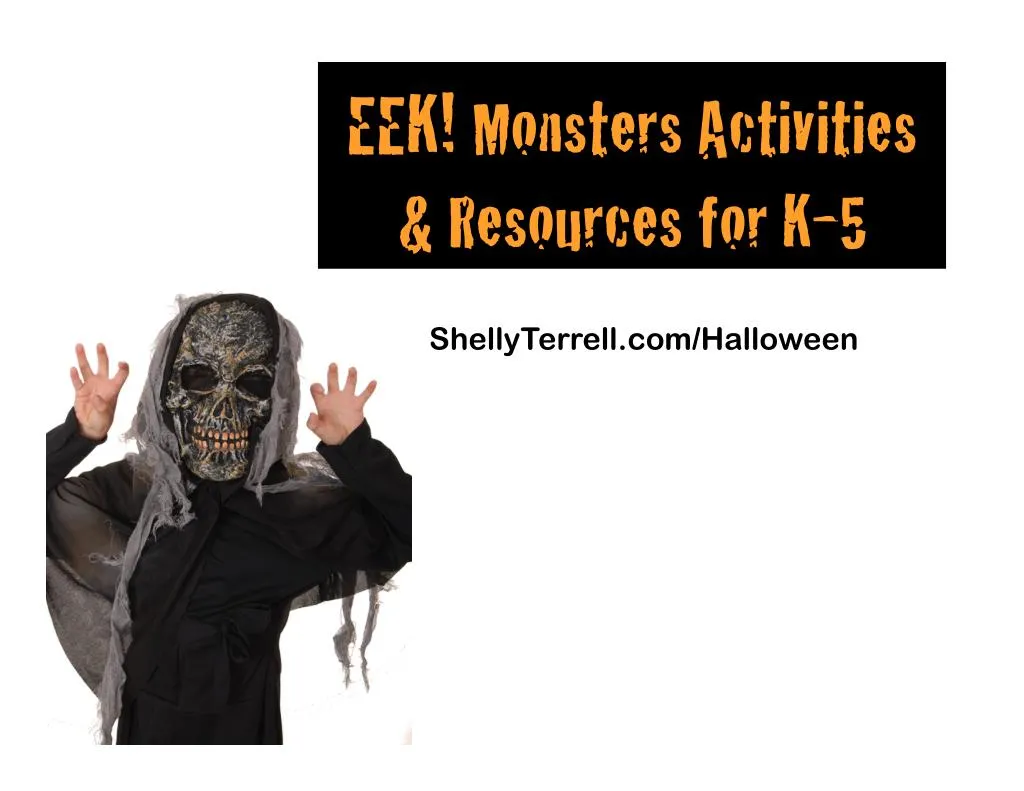 eek monsters activities resources for k 5