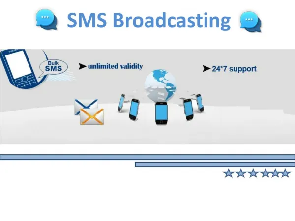 SMS Broadcast service with kingasterisk.in