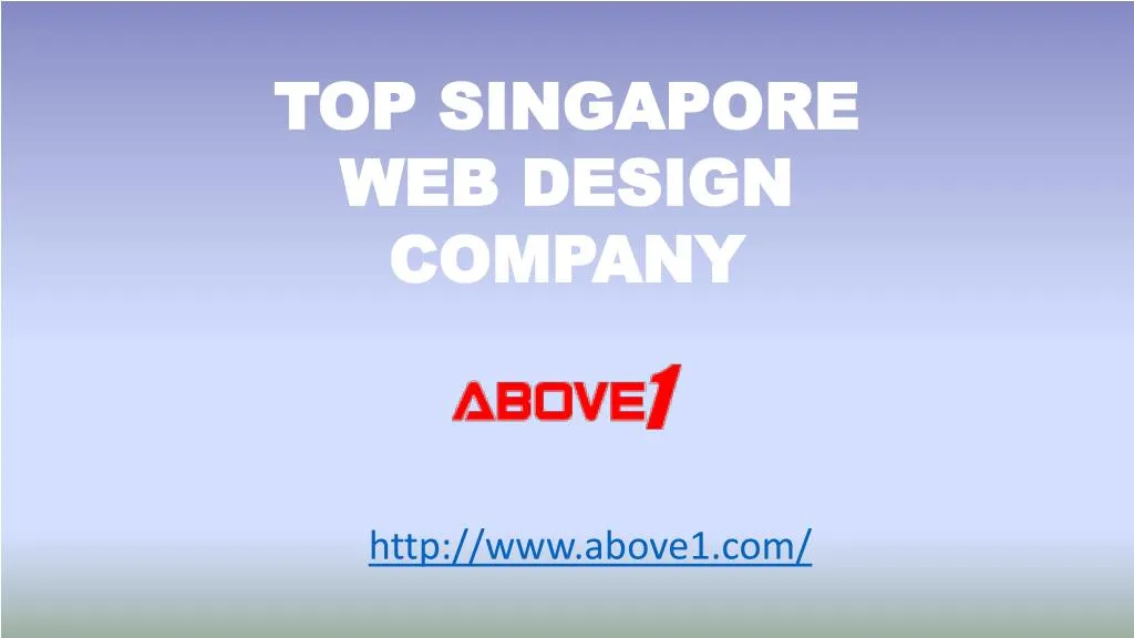 top singapore web design company