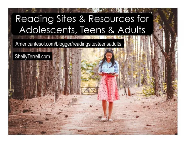 Reading Resources and Apps for Adolescents, Teens, & Adults
