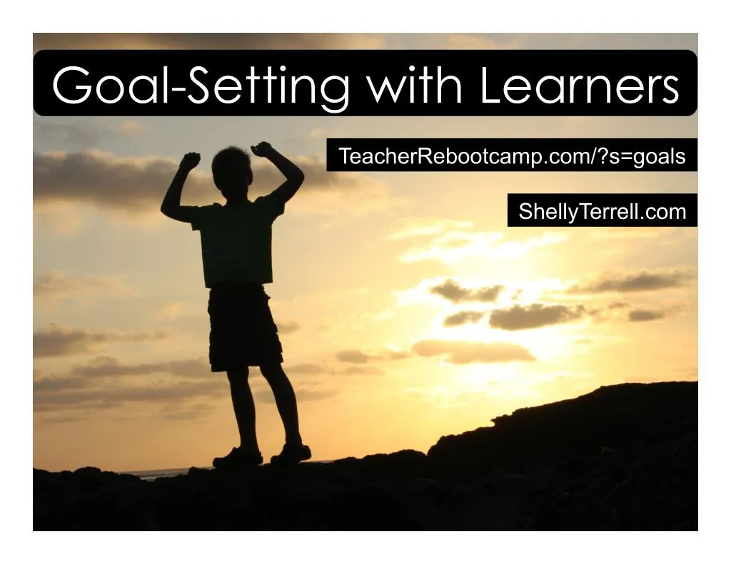 goal setting with learners