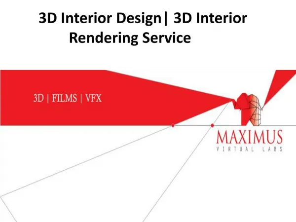 3D Interior Rendering And Animation Services