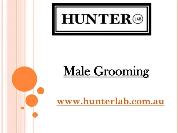 Male Grooming - hunterlab.com.au