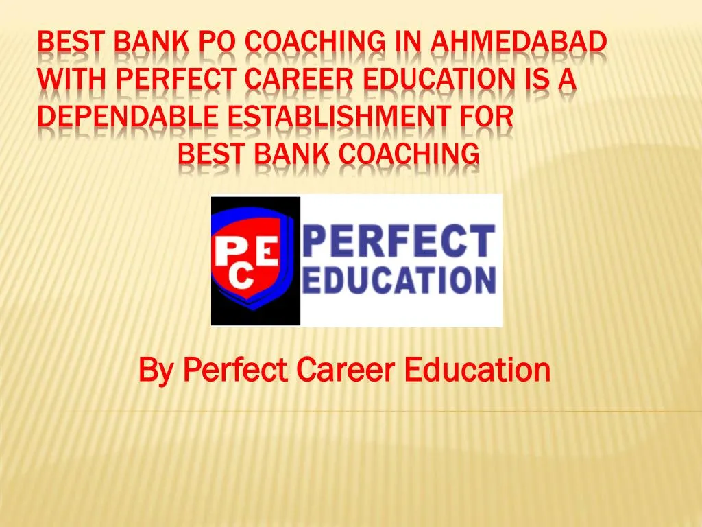 by perfect career education