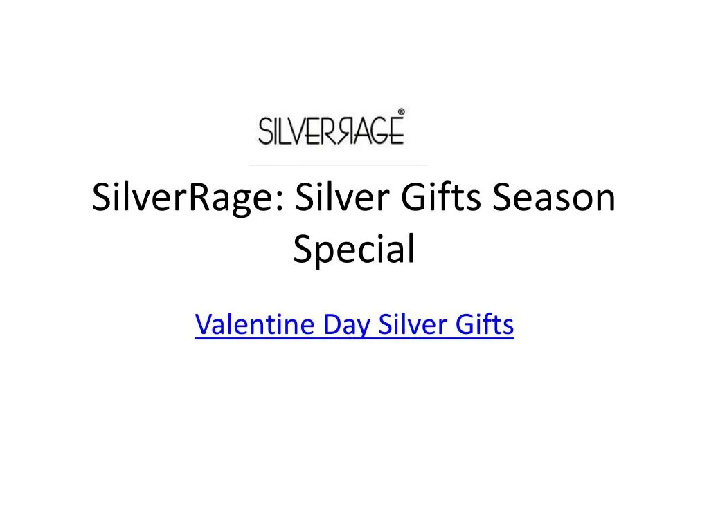 silverrage silver gifts season special