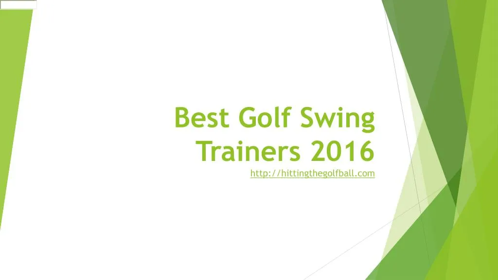 best golf swing trainers 2016