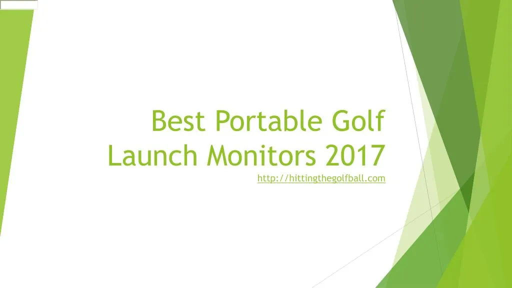 best portable golf launch monitors 2017