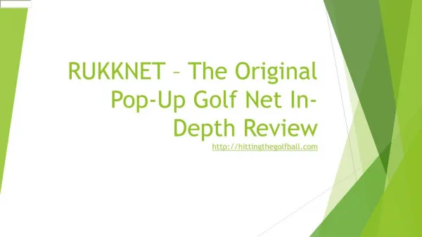 RukkNet Golf Net